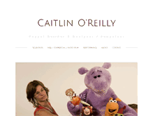 Tablet Screenshot of caitlinoreilly.com